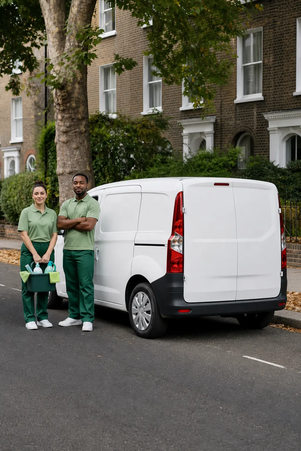 IndeedClean team with their van